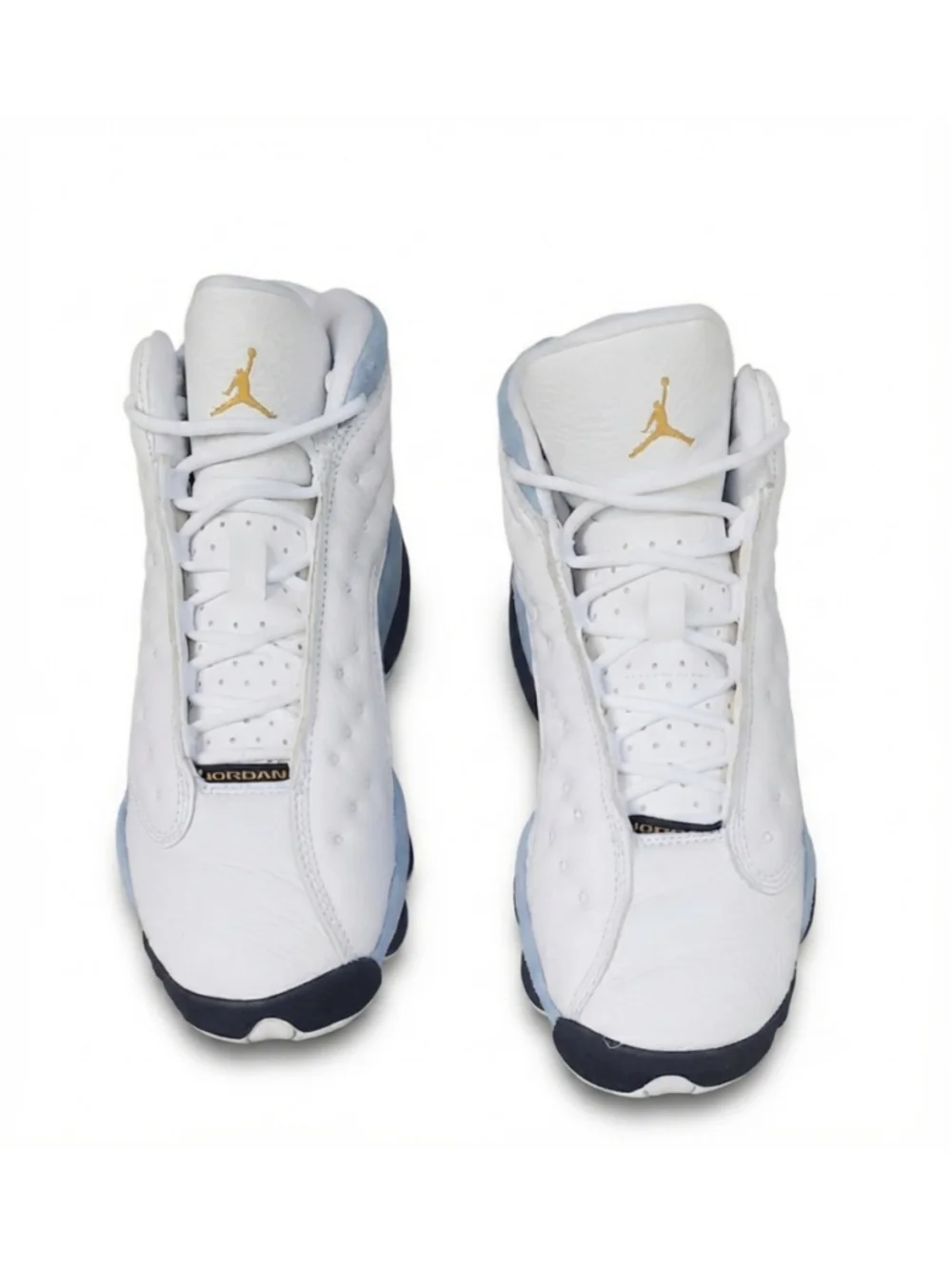 Nike Air Jordan 13 Retro White Carolina Blue Grey UNC GS size 6.5Y/ Women's sz 8